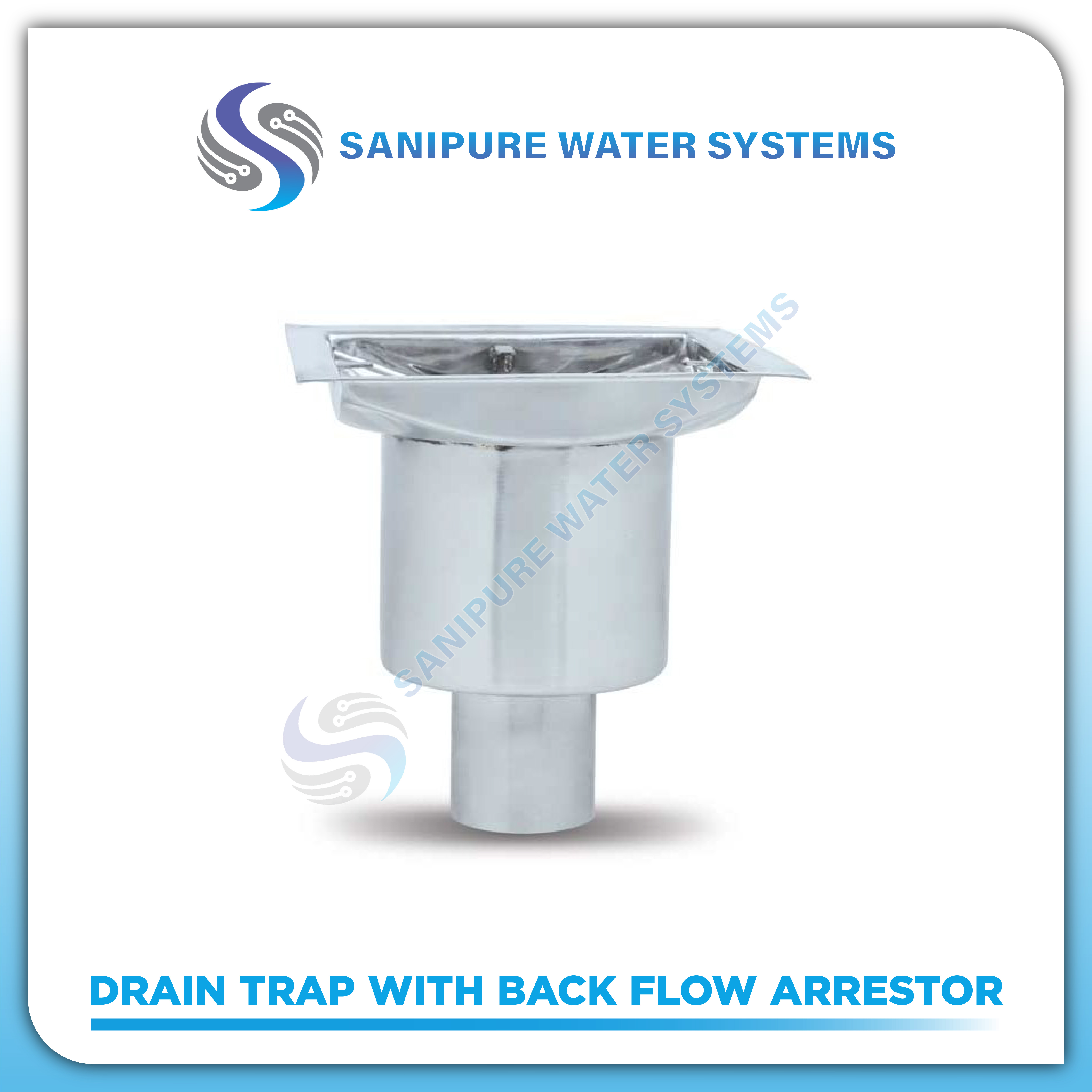 Drain Trap with Back Flow Arrestor